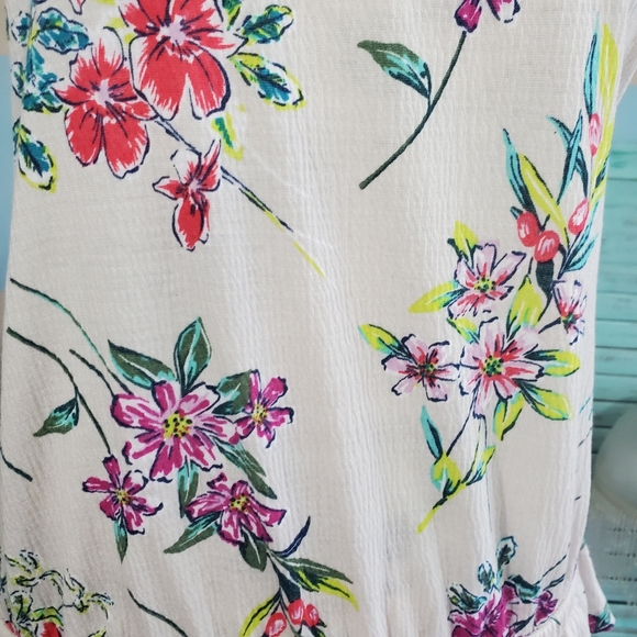NWT Time and Tru Floral Tank Top - Picture 3 of 10